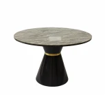 Стол обеденный IST-CASA Орион F-1435, 120х120х76 см, серый мрамор