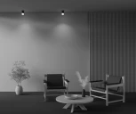 Накладной потолочный светильник Pauline GU10 1x10Вт Maytoni Technical C007CW-01B (220V)