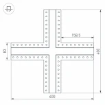 Крестовина SL-LINIA32-FANTOM (Металл) 030099 Arlight