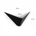 Настенный светильник черный La Forma (ex Julia Grup) Ginebra AA4103R01