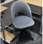 Стул Leo вращающийся на колесиках темно-серый Bradex Home RF 0050