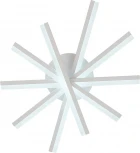 Потолочная люстра Natali Kovaltseva Line LED LAMPS 81171 с пультом ДУ, моб. приложением 120W, белый, LED