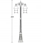 Наземный фонарь Oasis Light 81409 А Gb (220V, IP44)
