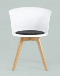 Стул Stool Group Blossom с подушкой белый УТ000005382