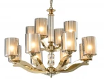 Подвесная люстра Newport 7900 7908+4/C gold