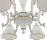 Подвесная люстра Arte Milano AM343837 347837/6 WT+G (220V, на цепи)