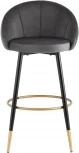 Стул барный Stool Group Наоми велюр серый УТ000036369