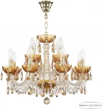 Подвесная люстра Bohemia 5402 5402/8+4/195 G Amber/M-1H K721