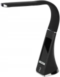 Офисная настольная лампа с будильником Эра NLED-461-7W-BK (220V, диммер, сенсорный выключатель)