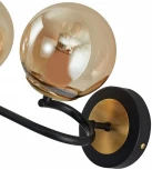 Бра Arte Milano Neapolis-73708 273708/2B BK/GD (220V, шар)