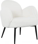 Кресло Wave Stripes букле белый Stool Group (арт.УТ000038941)