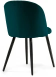 Стул Woodville на металлокаркасе Gabi 1 green / black 15378
