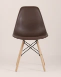 Стул Eames Style DSW коричневый x4 (разборный каркас) Stool Group арт.УТ000037606