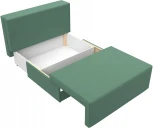 Диван прямой Лагуна (Зеленый/Рогожка) Лига Диванов арт.125932