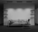 Трековый светильник Downlight Points Unity 3000K 20Вт 36° LED Maytoni Technical TR010-1-20W3K-M-B (220V)