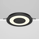 Встраиваемый светильник Maytoni Vector DL102-12W3K-B (LED, 220V, круглые)