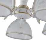 Подвесная люстра Arte Milano AM349737 349737/5 WT+G (220V, на цепи)