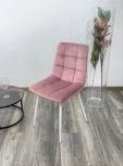 Стул CHILLI G108-15 пепел розы/ белый каркас, велюр