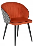 Стул Paola оранжевый с жаккардом Bradex Home RF 0260