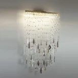 Настенный светильник Odeon Light Afina 5420/24WL античная бронза/металл/стекло/хрусталь LED*24W 3000K (220V, подвески)