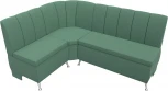 Диван кухонный угловой Кантри левый угол (Зеленый/Рогожка) Лига Диванов арт.123219L