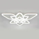 Потолочная люстра светодиодная с таймером Escada Sedna 10280/6LED 113Вт, с ПДУ, металл/акрил, белый (220V)