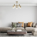 Потолочная люстра на штанге Diversity Escada 2120/5P E14*40W Gold (220V)