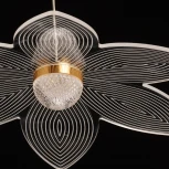 Подвесной светильник De City Оскар 510014701 (LED, 220V, на проводе, цветы)