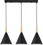 Светильник подвесной Evoluce Arket SLE1255-403-03 Черный/Черный E27 3*40W (220V, на проводе)