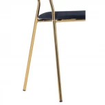 Стул Turin бирюзовый с золотыми ножками