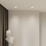 Встраиваемый светильник Elektrostandard Senso 25007/01 GU10 белый (220V, круглые)