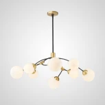 Люстра на штанге Vine L8 ImperiumLoft Vine01 (212766-26) (220V, шарики)