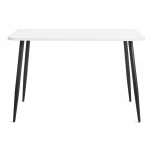 Стол PLUTO ЛДСП/металл, 120x80x77 см, Белый/Черный Tetchair 19316
