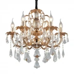 Подвесная люстра Omnilux Grosseto OML-77723-06 (220V, на цепи, подсвечник, свеча)