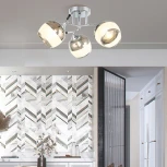 Потолочная люстра на штанге Arte Milano AMALFI-325885 325985/3 CR+BK (220V)