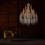 Подвесная большая люстра Loft It Wonderland 10405/24 (220V, на цепи, подсвечник, свеча)