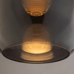 Подвесной светильник Freya Fume FR5399PL-L4BS2 (LED, 220V, на проводе, шар)