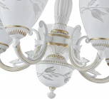 Подвесная люстра Arte Milano AM343659 343659/5 WT+G (220V, на цепи)