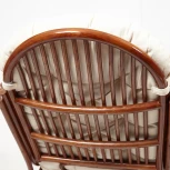 Кресло-качалка VIENNA (разборная) / без подушки / Pecan (орех) (ротанг top quality)