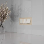 Розетка с заземлением с защит. крышкой и шторками (слоновая кость) Werkel W1171203 (a069595)