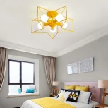 Потолочная люстра на штанге Asteri Yellow Imperiumloft Asteri01 (178358-26) (для детской, 220V)