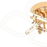 Потолочная люстра светодиодная Escada Lacerta 10265/4LED 45Вт металл/акрил, золото (220V)