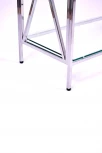 Консольный стол AllConsoles 1033-CS clear серебряный