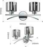 Бра Arte Milano Neapolis-78207 278207/2B Ni (220V)