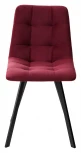 Стул CHILLI-Q SQUARE винный #16, велюр / черный каркас, 4 шт./1 к