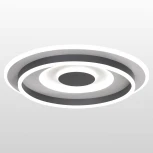 Потолочный светильник круглый Lussole LSP-8465 (LED, 220V, пульт управления, круглые, IP21)