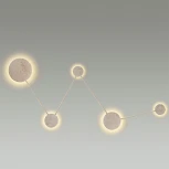 Настенный светильник Odeon Light Travertino 6625/25WL IP20 LED 25W 3000K 220V бежевый/металл/травертин (круглые)