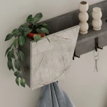 Вешалка для одежды ELEVA HANGER LEVE (ЛДСП/Белый) арт.LEV01143