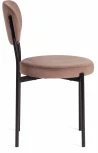 Стул REVO (mod. 7033) / 1 шт. в упаковке (Ткань,Металл /Коричневый,Черный)