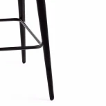 Стул барный KISH (mod. 714) коричневый barkhat 11/черный (ткань/металл)